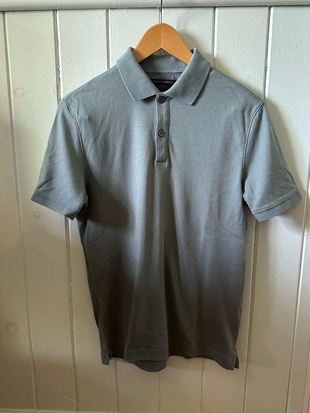 Banana Republic Factory Men's Sage Green Polo XS